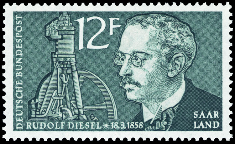 Rudolf Diesel was de uitvinder van de brandstof.