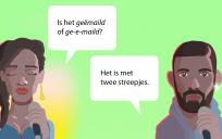 Is het geë-maild of ge-e-maild?