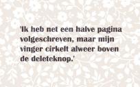 Geteisterd door tijdgebrek
