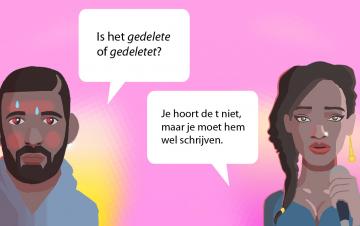 Is het gedelete of gedeletet?