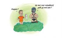 Zegt de een tegen de ander