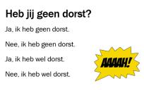 Heb jij geen dorst?